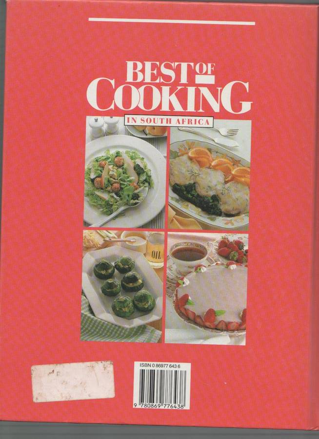 BEST OF COOKING IN SOUTH AFRICA - LYNN BEDFORD HALL (6 TH IMPRESSION 1995)