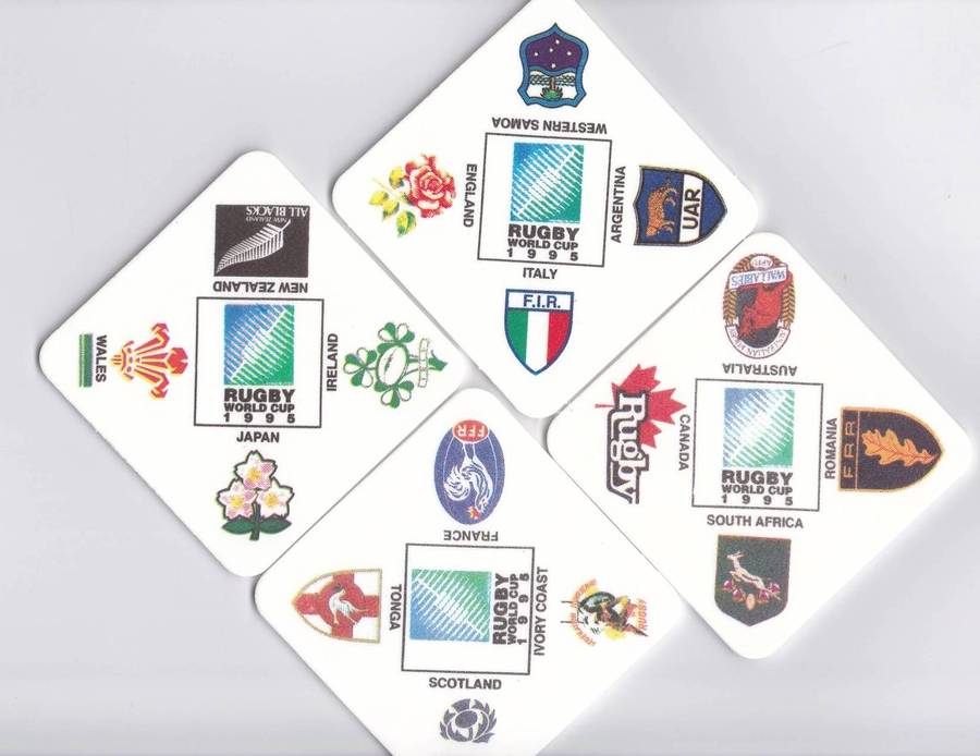 FOUR WORLD CUP 1995 COASTERS