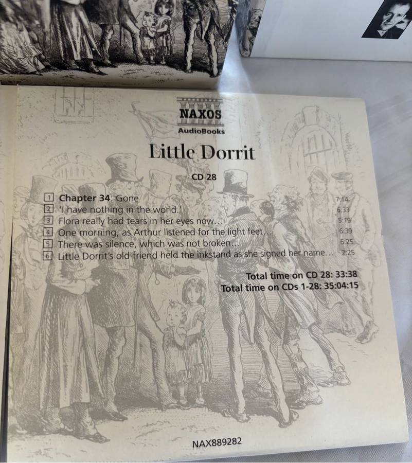 28 CDs Charles Dickens Little Dorrit The Complete Classics Read by Anton Lesser