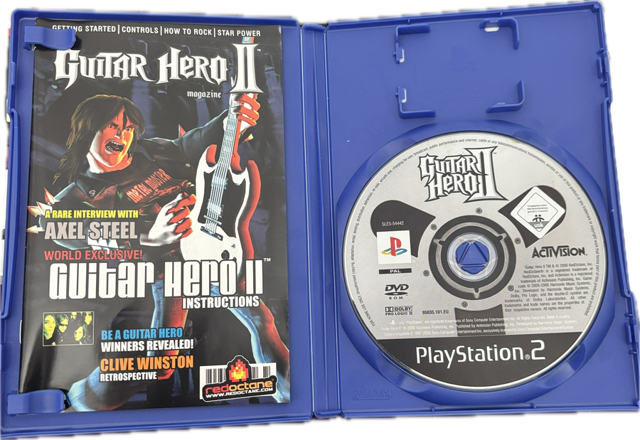 PlayStation 2 Guitar Hero 2 in Box Game and Guitar Controller