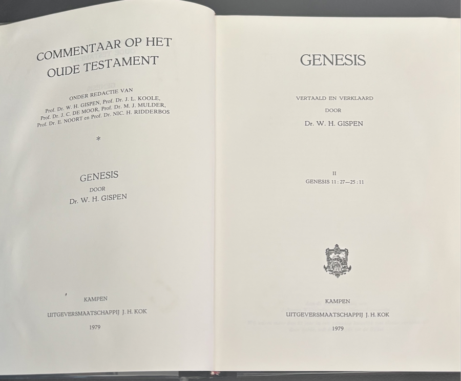 Commentaar Op Het Oude Testament Dr W H Gideon 1979