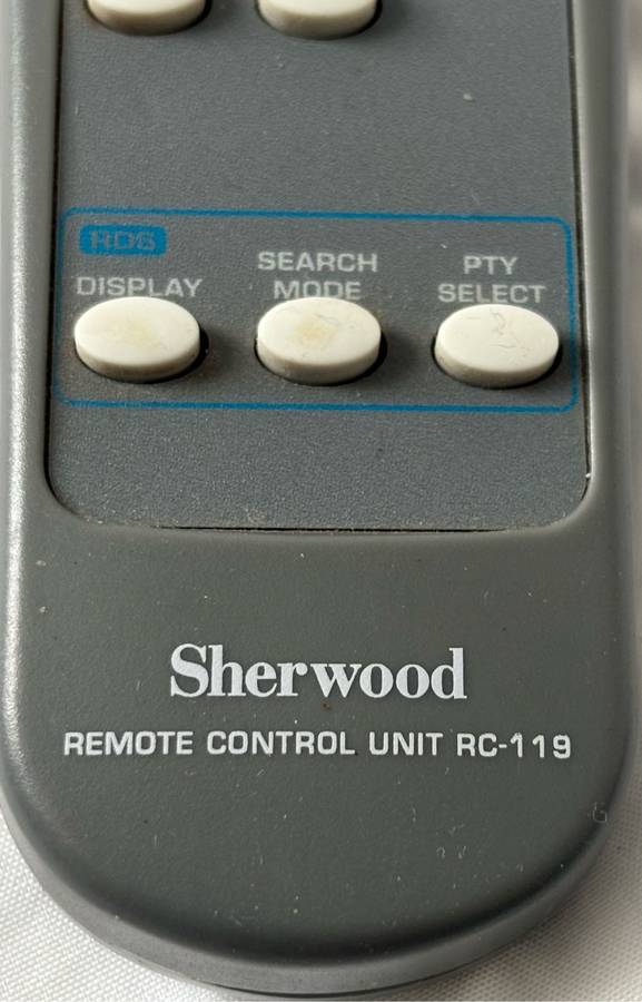 Sherwood Remote Control RC-119 RX-5502 AM/FM 4 Cannel Receiver