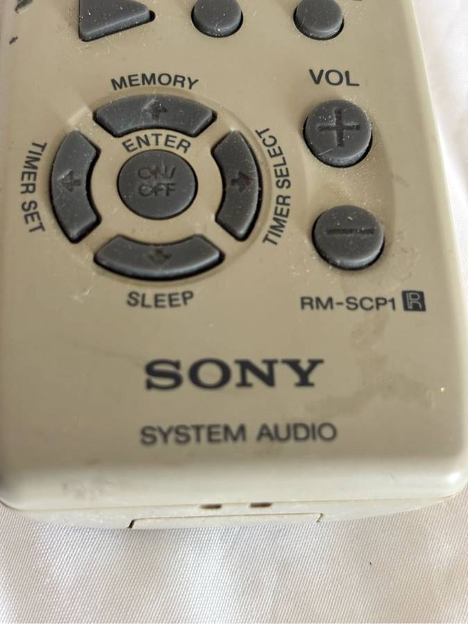 Sony RM-SCP1 Audio System Remote Control