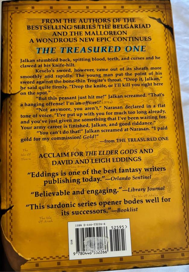 The Best Sellers Epic David & Leigh Eddings The Yreasured One Hardcover 1st Edition 2004