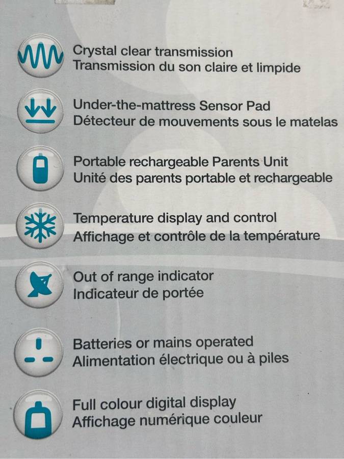 Angelcare Movement and Sound Monitor by Gro Baby