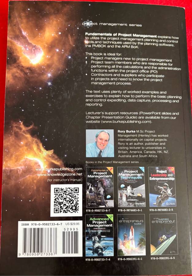 Fundamentals of Project Management Tools and Techniques Rory Burke