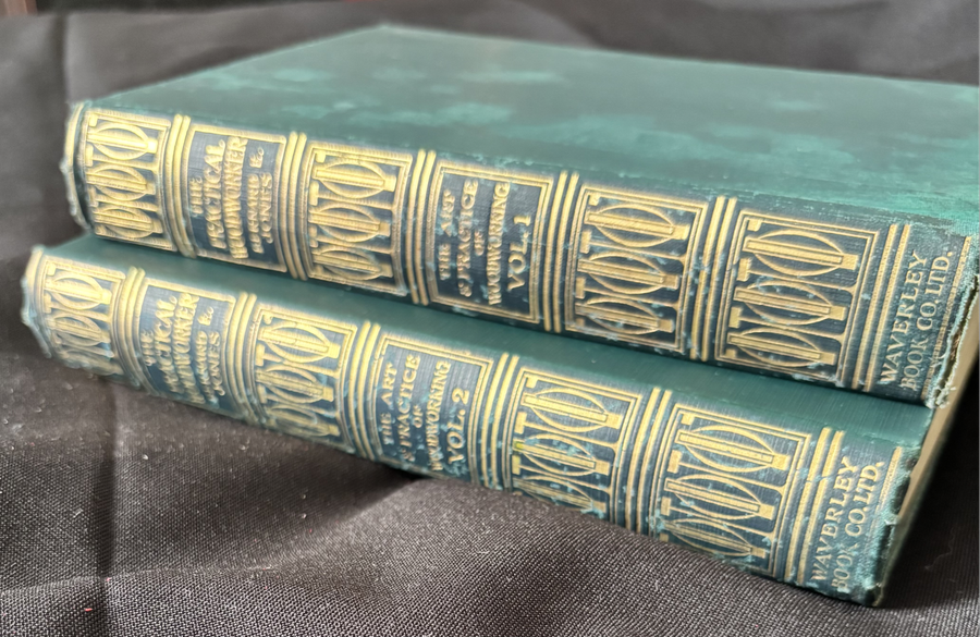 Antique Book The Practical Woodworker 1920s by Bernard E Jones