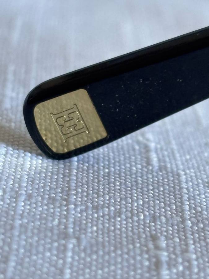 Escada Eyewear Frame Gold Metal and Black