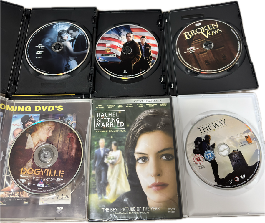 6 DVD Lot Dogville, Rachel getting Married sealed, Broken vows plus 3