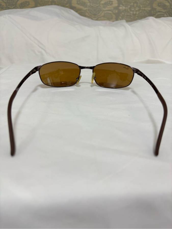 Ray-Ban RB 3175 Brown Sunglasses made in Italy paint mark on frame