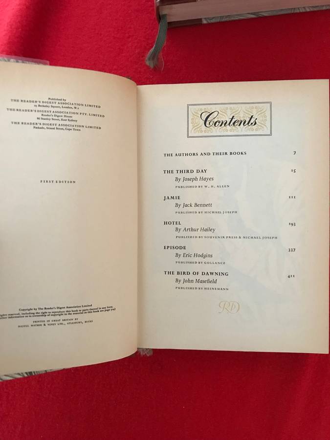 1st edition books lot 3 Readers digest De Luxe edition