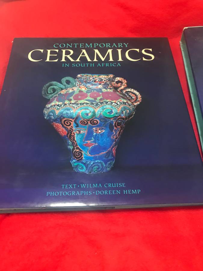 Contemporary South African Ceramics by. Wilma Cruise book inside casing