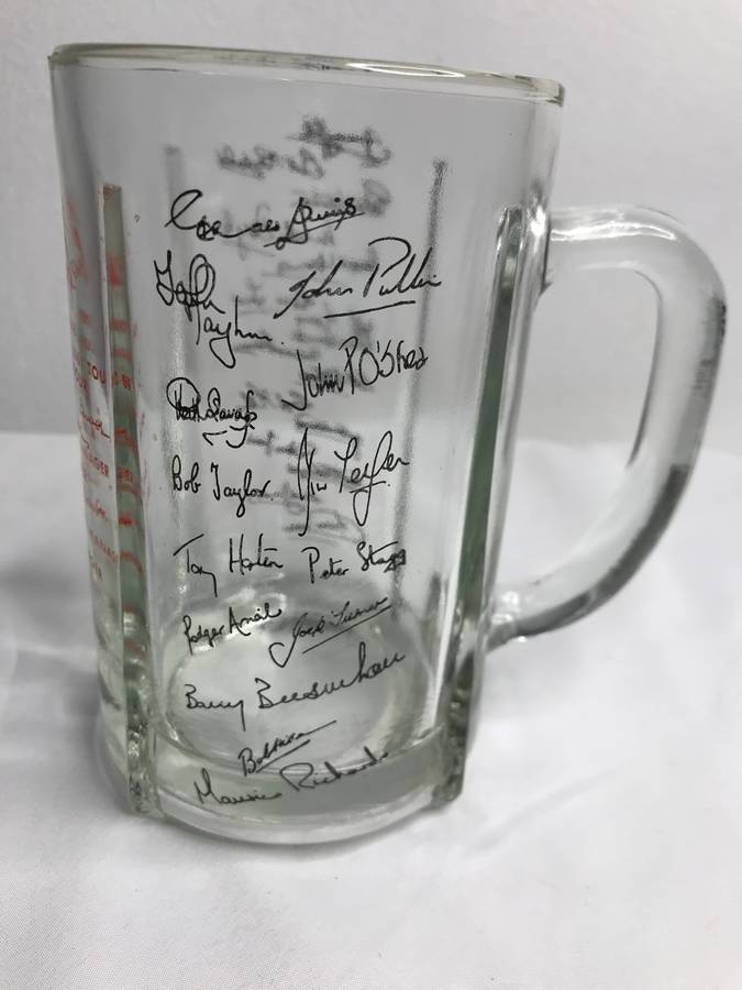 Rugby BRitish and Irish LIons Tour 1968 Team signed Mug Rare