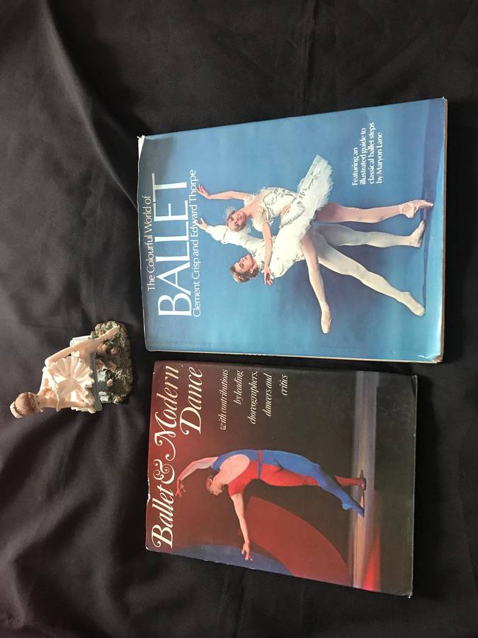 Ballet  x 2 books and Figurine