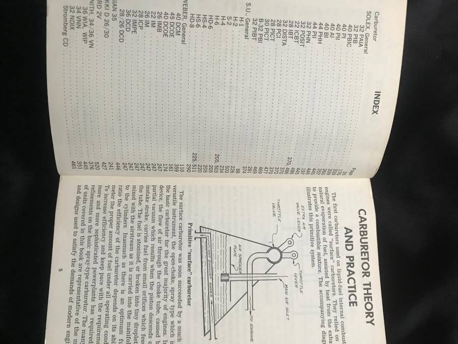 Floyd Clymer's Handbook of Imported Car Carburetors and Fuel Injection