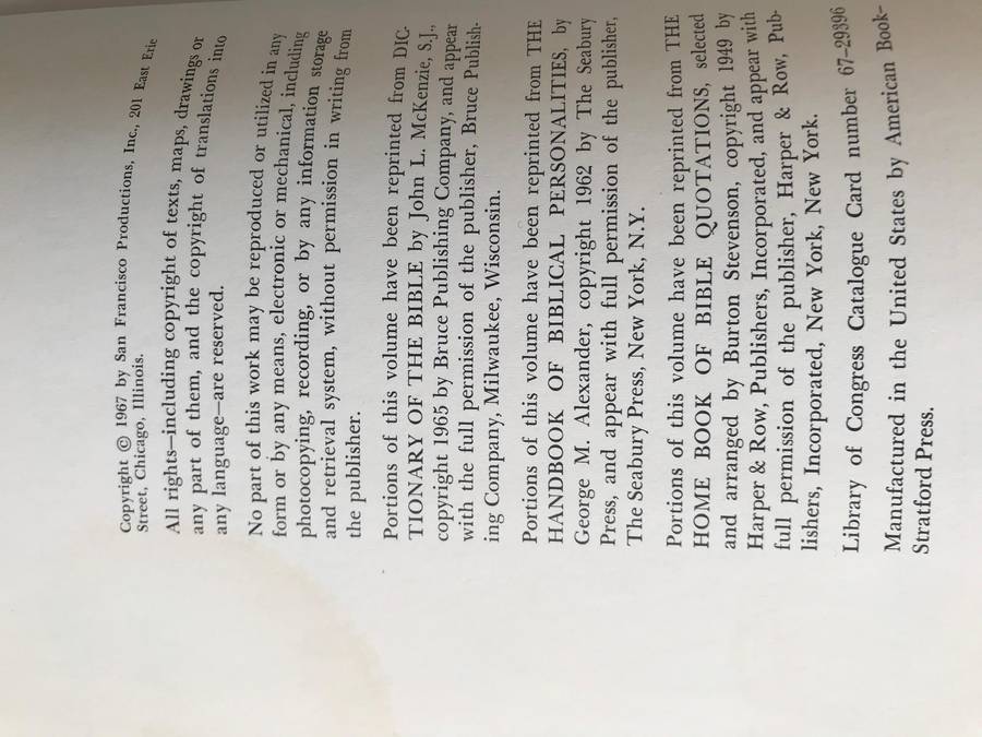 Illustrated Family Encyclopedia of The Living Bible Volume 8 & 9 & 10  1967