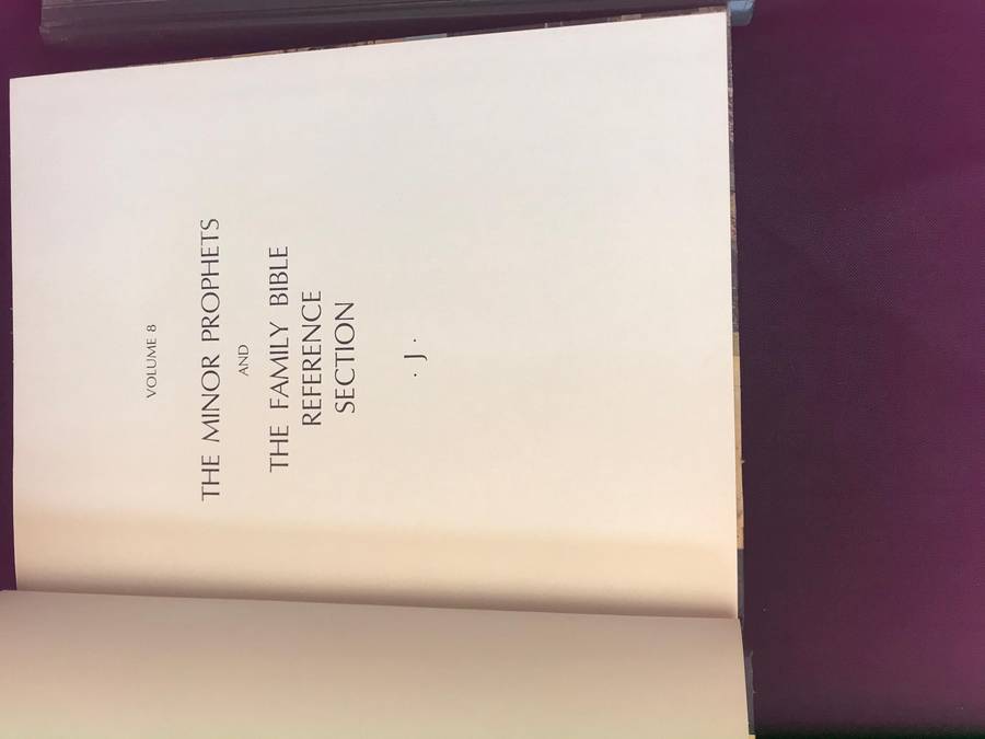 Illustrated Family Encyclopedia of The Living Bible Volume 8 & 9 & 10  1967