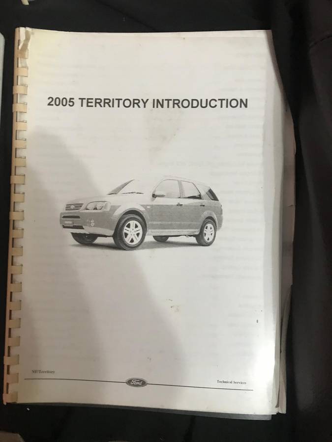Ford Ranger Introduction manuals x 4