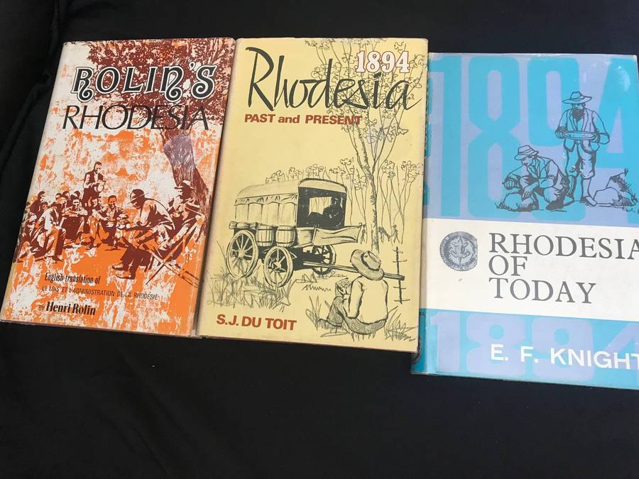 Rhodesia books x3