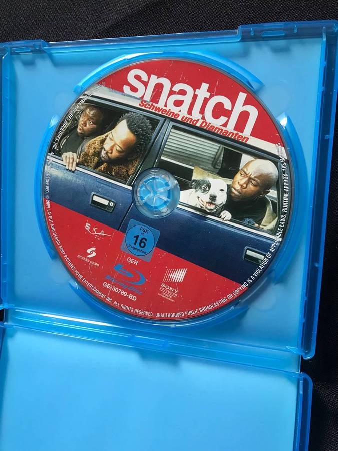 Blu-Ray Snatch , Braveheart and Moneyball Brad Pitt & saving private ryan (lot 4)