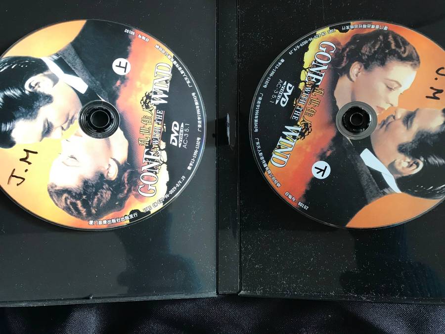 Harry Potter year 1-5 five DVD set and Ben-Hur and Gone with the WIND