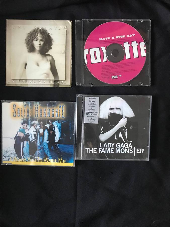 Tony Braxton, Roxette, Lady Gaga and Solid Harmonie CDs