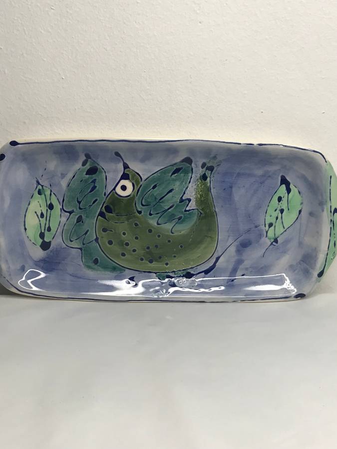 Ceramic Hand Painted Serving Dish