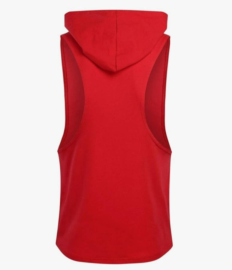 Men hooded Workout tank Top
