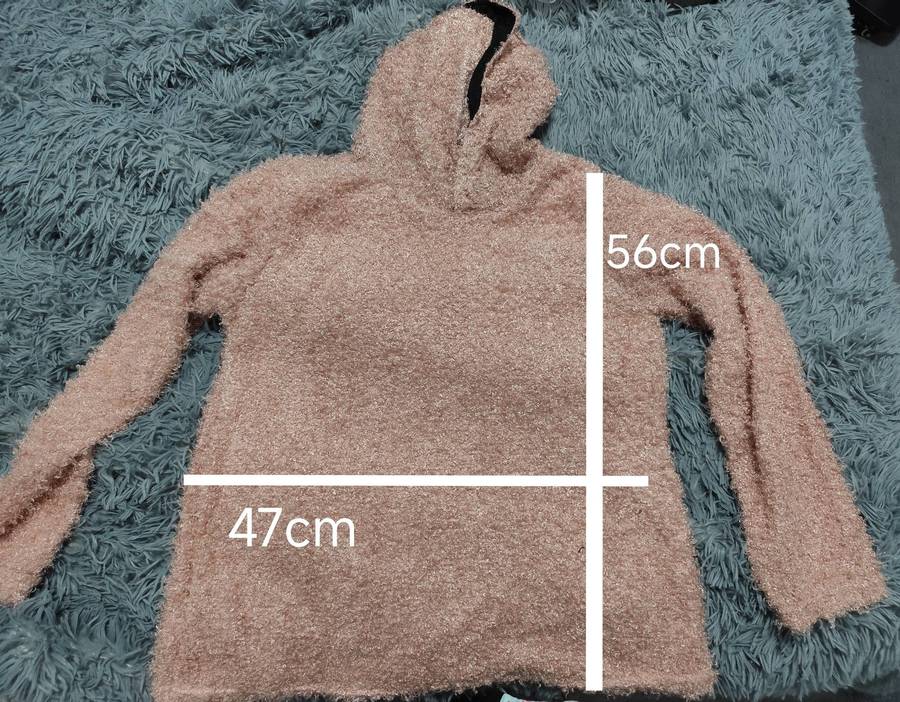 Ladies Mink Fluffy Hoody