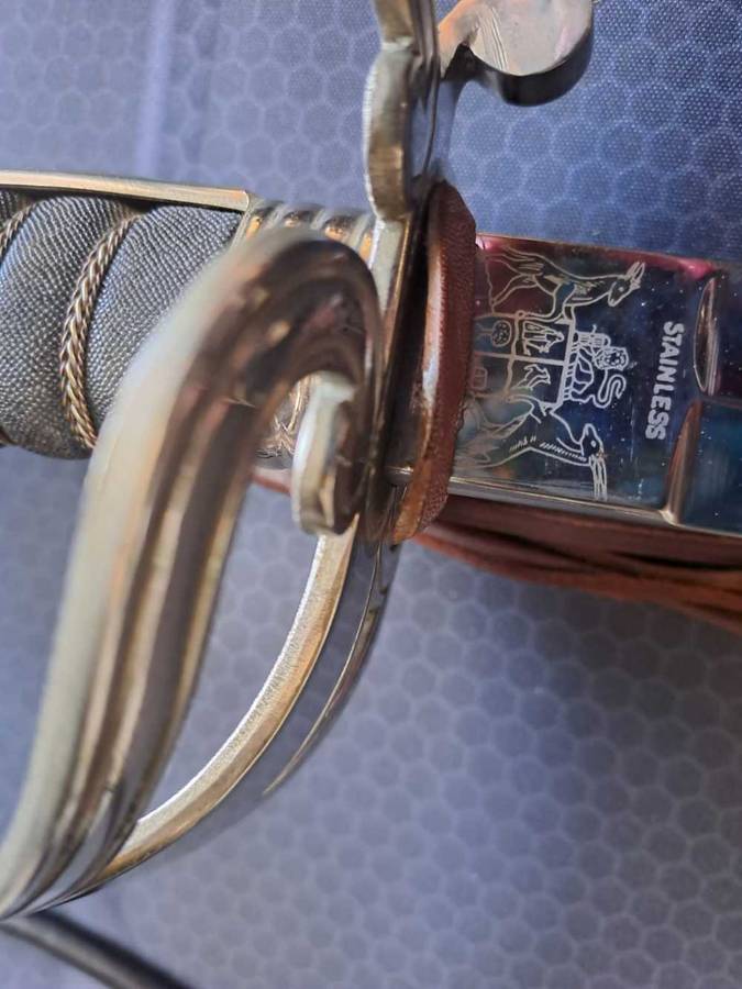 WKC SOLINGEN OFFICER SWORD WITH SCABBARD