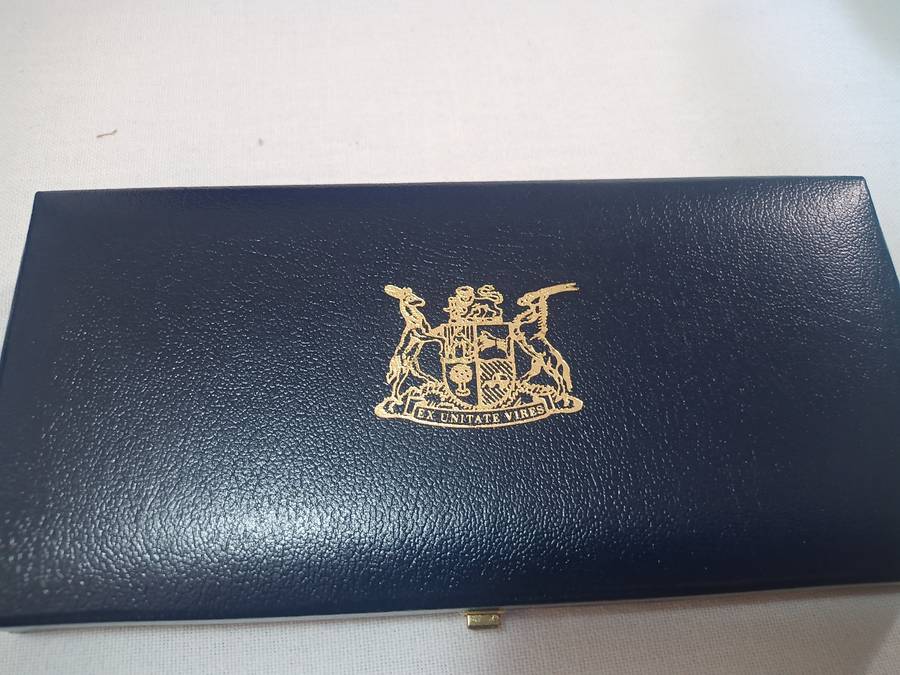 1987 RSA Proof Set in Original Blue SA Mint Box No Gold