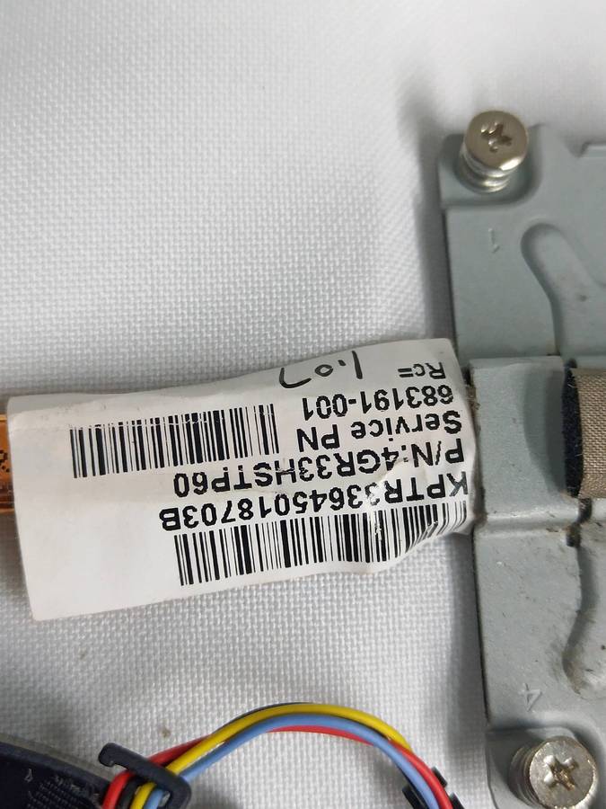 HP Pavillion G6-2000 CPU Cooling Fan (Metal Cover) 683193-001