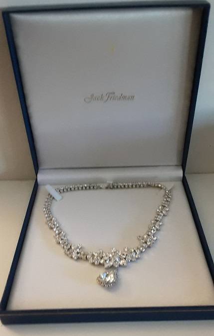 Jack Friedman Crystal Necklace excellent condition as new