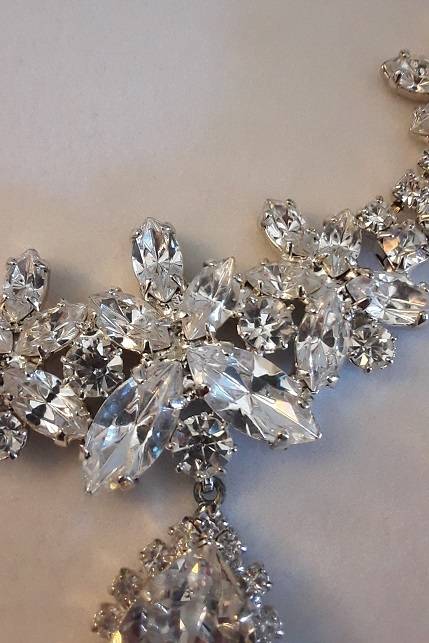 Jack Friedman Crystal Necklace excellent condition as new