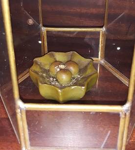 Dome Glass Candle Holder 23 cm x 12 xm