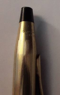Cross 10k carat  Gold Rolled Pen needs refill