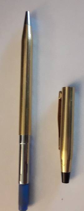 Cross 10k carat  Gold Rolled Pen needs refill