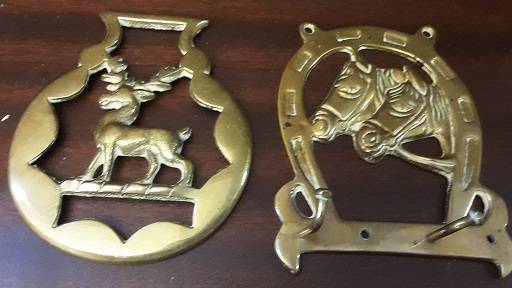 Three Horse Brasses ,  9 cm