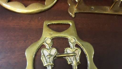 Three Horse Brasses ,  9 cm