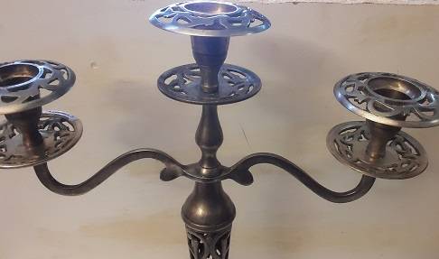 Metal  Candelabra  Candlestick holder 36 X 29 CM