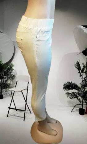 David Jones White Cotton and  Elastone   Pants Size  12