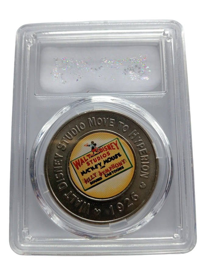 1926 Disney Decades Collectable Token -The Twenties- 1926 Studio Moves To Hyperion