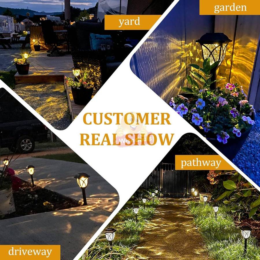 6 PACK Super Bright Solar Lights