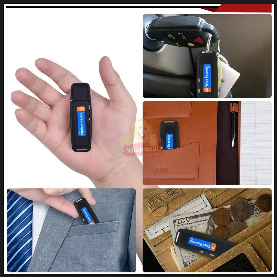 Rechargeable U-Disk Portable USB Voice Recorder