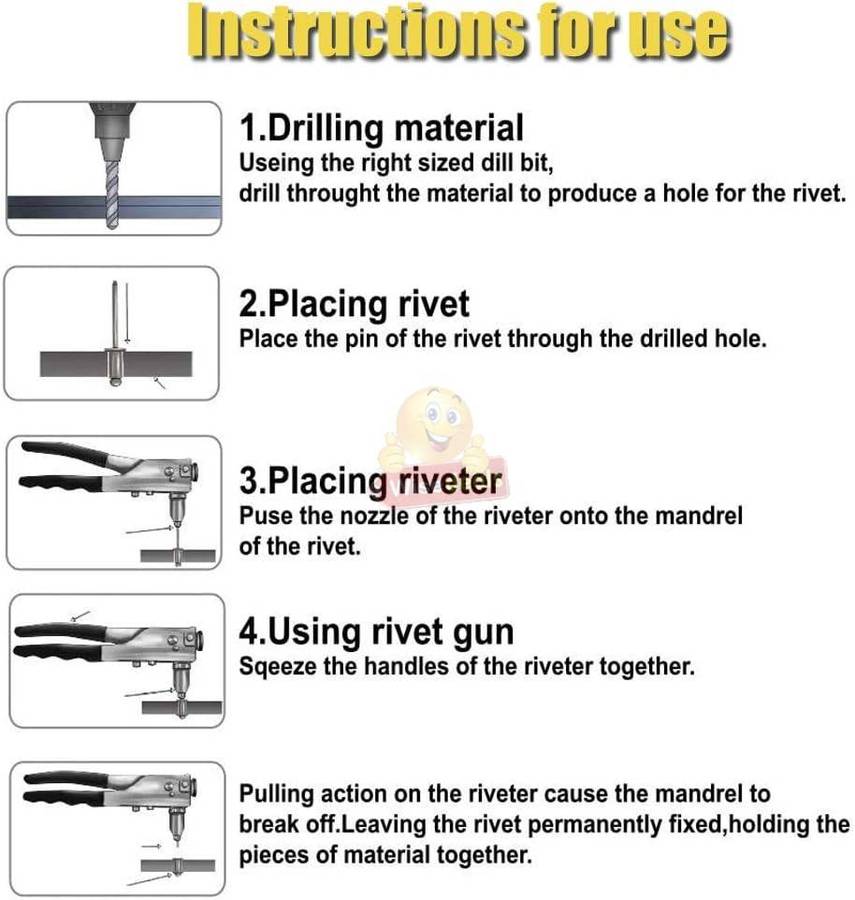Professional Hand Pop Rivet Gun