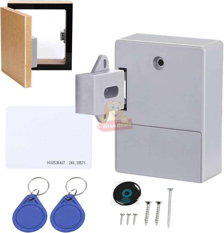 Electronic Cabinet Hidden Smart Locks Security Smart Keyless Without Hole