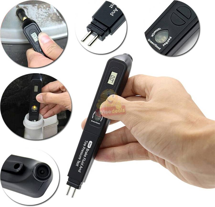 2 In 1 Digital Auto Brake Fluid and Tyre Pressure Tester