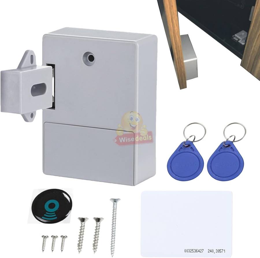 Electronic Cabinet Hidden Smart Locks Security Smart Keyless Without Hole