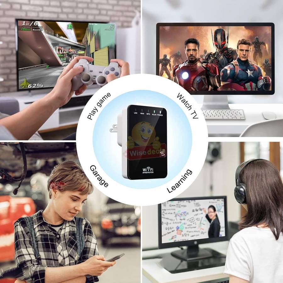 2.4Ghz 300Mbps Wireless-N WIFI Repeater and Mini Router