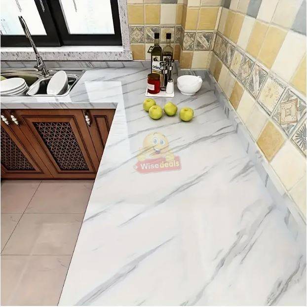 Self-Adhesive water-resistant Marble Pattern Film 40CM x 2M